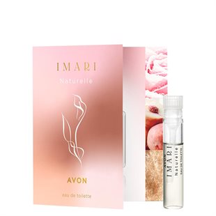 Avon IMARI NATURELLE Eau de Toilette - Karte mit Dufprobe