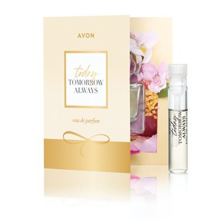 Avon TTA TODAY für Sie Eau de Parfum - Karte mit Duftprobe