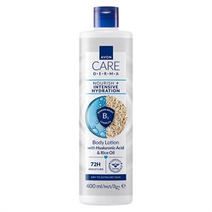 Avon DERMA NOURISH + INTENSIVE HYDRATION Körperlotion mit Hyaluronsäure & Reisöl