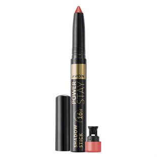 Avon POWER STAY Lidschatten und Eyelinerstift Deep Plum