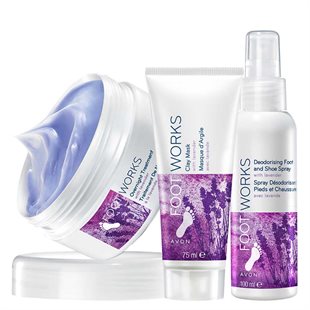 Avon Fußpflege-Set mit Lavendel