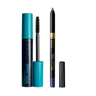 Avon 2-teiliges Augen-Make-up-Set Cobalt
