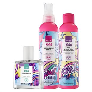 Avon 3-teiliges Körperpflege-Set für Kinder FRUITY