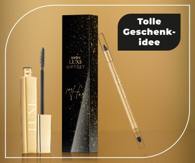 LUXE Geschenkset aus Mascara und Eyeliner in eleganter Geschenkbox