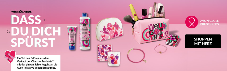 Avon Charity-Produkte für den guten Zweck